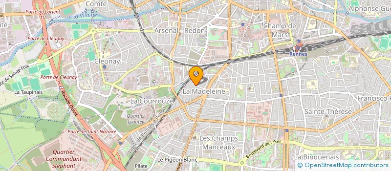 localisation de l'entreprise MONSIEUR WILLIAM LUCAS  RENNES