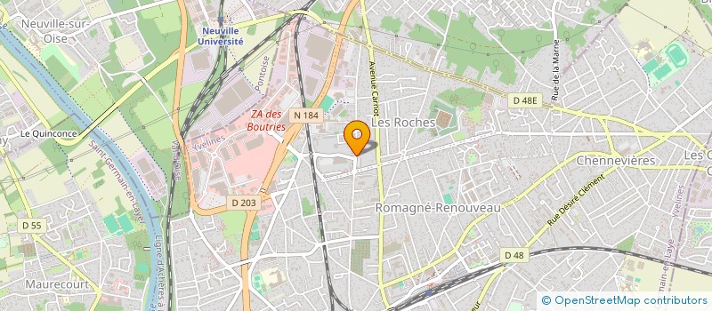 localisation de l'entreprise MONSIEUR WILLIAM LY  CONFLANS-SAINTE-HONORINE