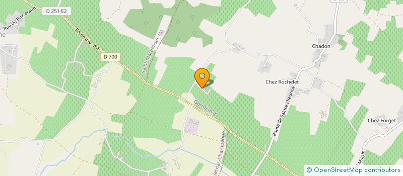 localisation de l'entreprise MONSIEUR WILLIAM MACHAT  GERMIGNAC