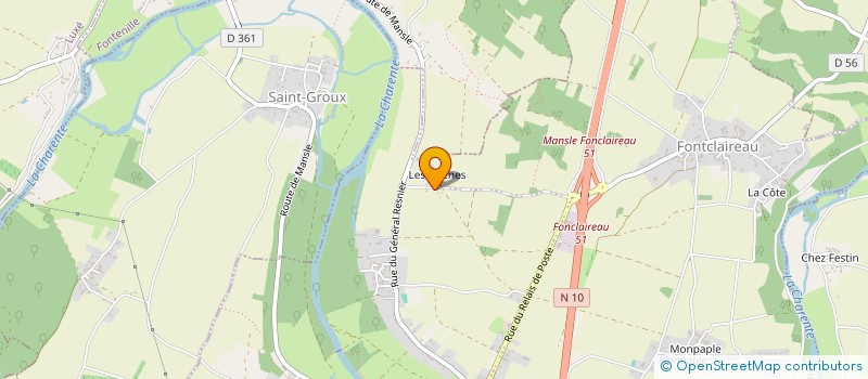 localisation de l'entreprise MONSIEUR WILLIAM MAILLE à MANSLE-LES-FONTAINES