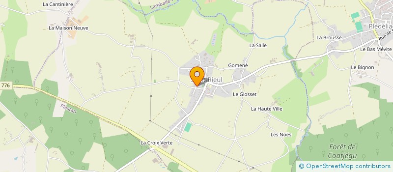 localisation de l'entreprise MONSIEUR WILLIAM MAILLOT  SAINT-RIEUL