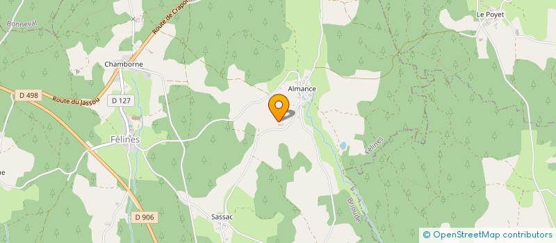 localisation de l'entreprise MONSIEUR WILLIAM MALFANT  SAINT-PAL-DE-SENOUIRE