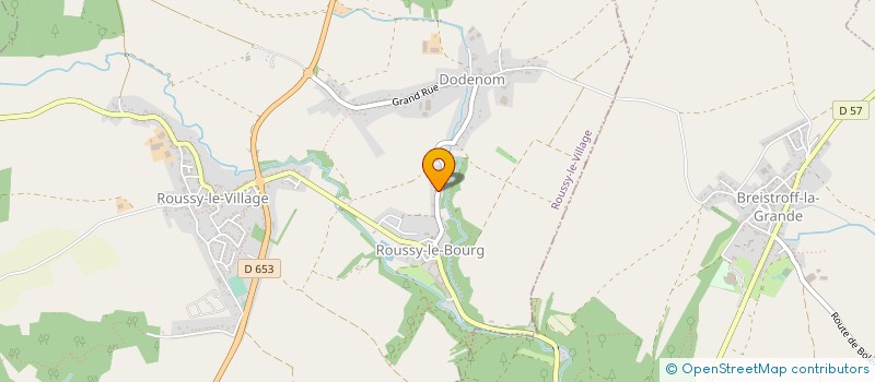 localisation de l'entreprise MONSIEUR WILLIAM MALINOWSKI  ROUSSY-LE-VILLAGE