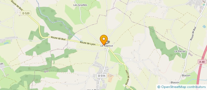 localisation de l'entreprise MONSIEUR WILLIAM MAMIS  BIOL