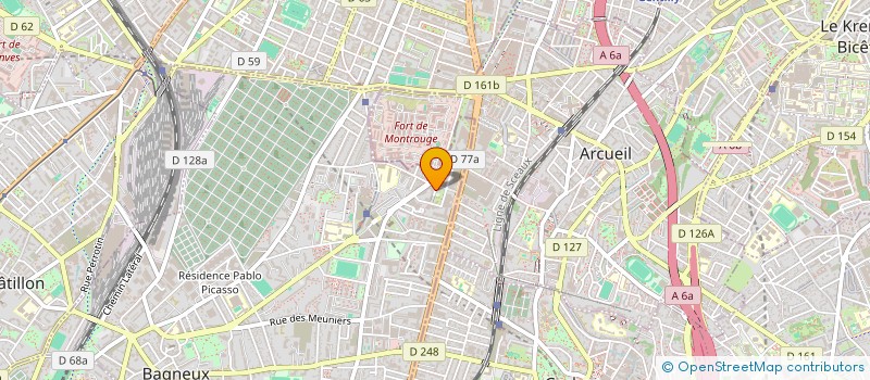 localisation de l'entreprise MONSIEUR WILLIAM MANGINOT à BAGNEUX