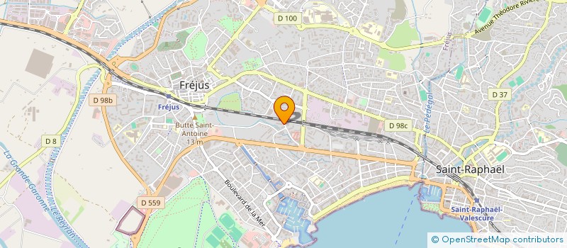 localisation de l'entreprise MONSIEUR WILLIAM MAQUIN à FREJUS