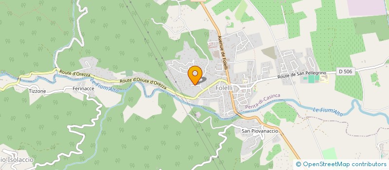 localisation de l'entreprise MONSIEUR WILLIAM MARCHETTI à PENTA-DI-CASINCA