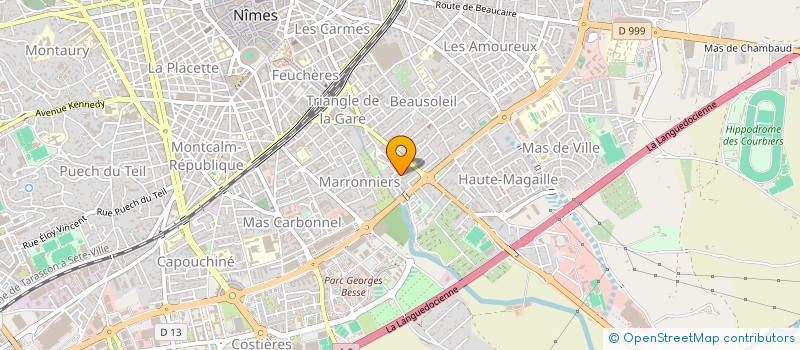 localisation de l'entreprise MONSIEUR WILLIAM MARCHEVAL  NIMES