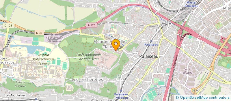 localisation de l'entreprise MONSIEUR WILLIAM MARCOT  PALAISEAU