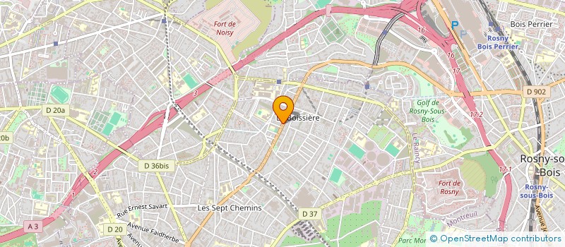 localisation de l'entreprise MONSIEUR WILLIAM MARIE-VELLUET à MONTREUIL