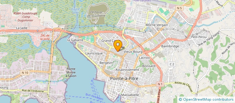 localisation de l'entreprise MONSIEUR WILLIAM MARIGNALE à LES ABYMES