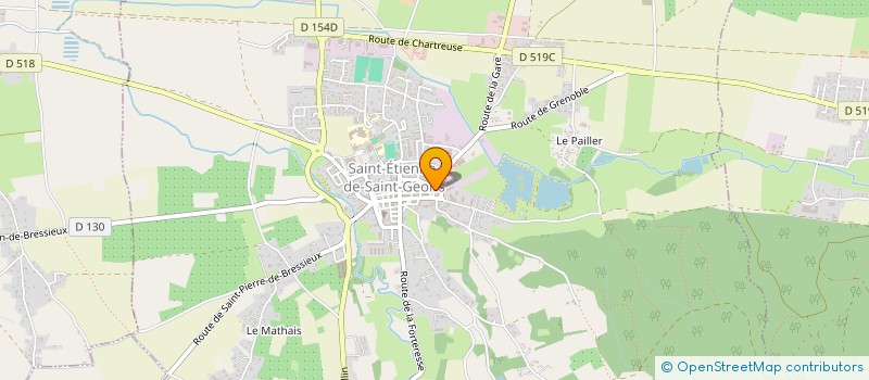 localisation de l'entreprise MONSIEUR WILLIAM MARKOWSKI  SAINT-ETIENNE-DE-SAINT-GEOIRS