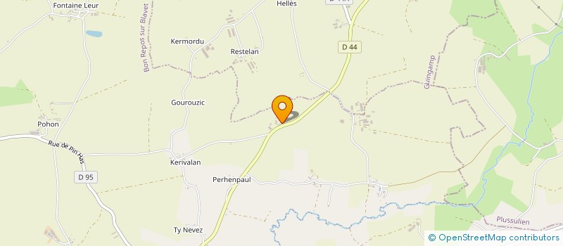 localisation de l'entreprise MONSIEUR WILLIAM MARTAIL  BON REPOS SUR BLAVET