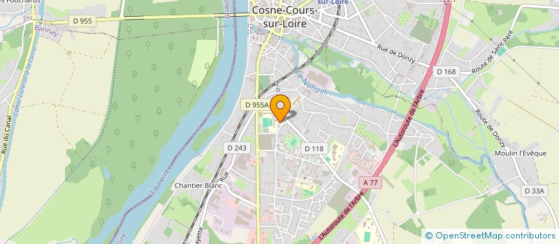 localisation de l'entreprise MONSIEUR WILLIAM MARTIN à COSNE-COURS-SUR-LOIRE