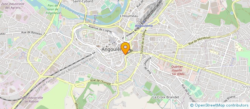 localisation de l'entreprise MONSIEUR WILLIAM MARTIN à ANGOULEME