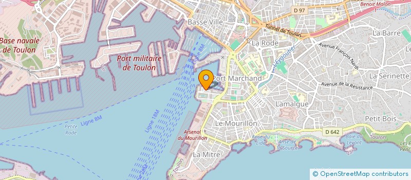 localisation de l'entreprise MONSIEUR WILLIAM MARTIN à TOULON