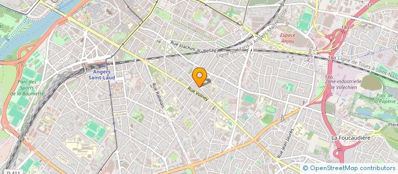 localisation de l'entreprise MONSIEUR WILLIAM MARTIN  ANGERS