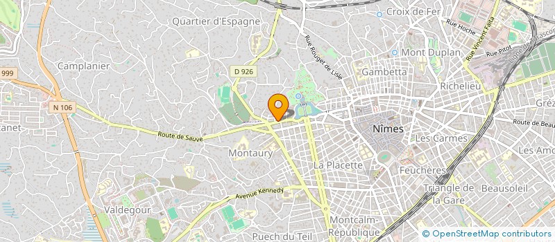 localisation de l'entreprise MONSIEUR WILLIAM MARTIN  NIMES