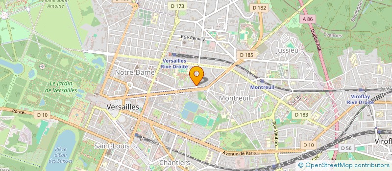 localisation de l'entreprise MONSIEUR WILLIAM MARTIN FORNIER DE CLAUSONNE à VERSAILLES