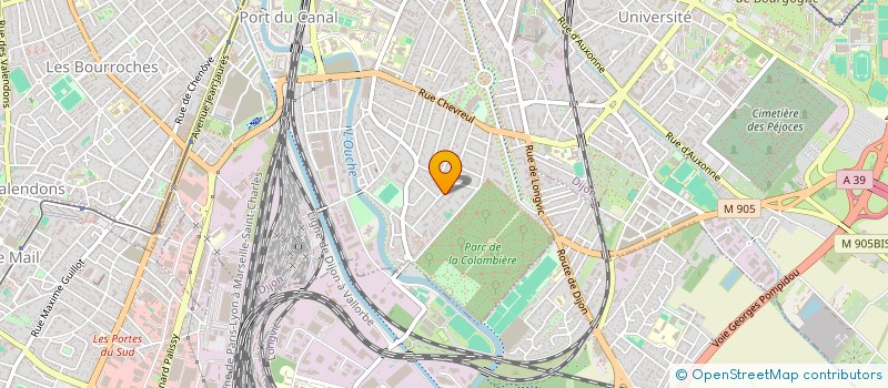 localisation de l'entreprise MONSIEUR WILLIAM MARTINOT  DIJON