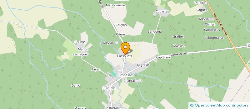 localisation de l'entreprise MONSIEUR WILLIAM MARTY à TRENSACQ
