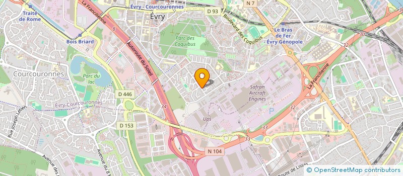 localisation de l'entreprise MONSIEUR WILLIAM MASSAMBA  EVRY-COURCOURONNES