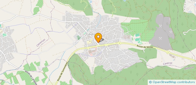 localisation de l'entreprise MONSIEUR WILLIAM MASSON  CAVEIRAC