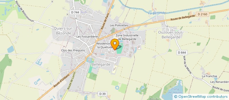 localisation de l'entreprise MONSIEUR WILLIAM MASUA  BELLEGARDE