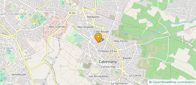 localisation de l'entreprise MONSIEUR WILLIAM MATEJKA  CABESTANY