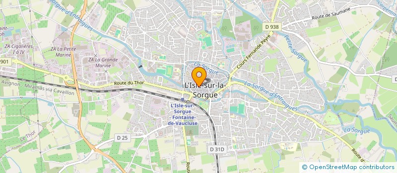 localisation de l'entreprise MONSIEUR WILLIAM MAURER à L'ISLE-SUR-LA-SORGUE
