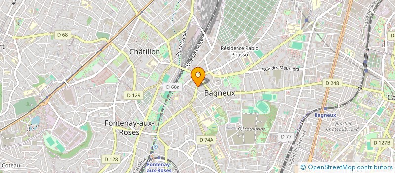 localisation de l'entreprise MONSIEUR WILLIAM MAWAWA  BAGNEUX