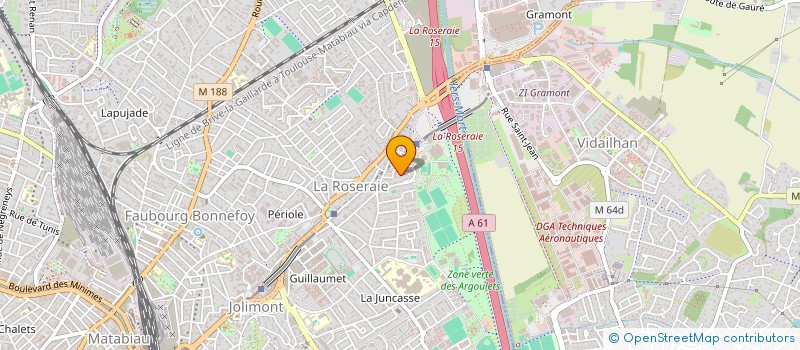 localisation de l'entreprise MONSIEUR WILLIAM MAZEL  TOULOUSE