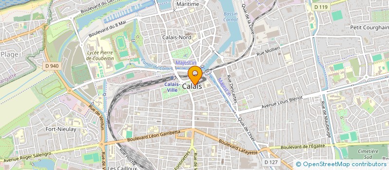 localisation de l'entreprise MONSIEUR WILLIAM MC GINLEY  CALAIS