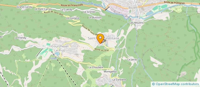 localisation de l'entreprise MONSIEUR WILLIAM MC MILLAN à COURCHEVEL