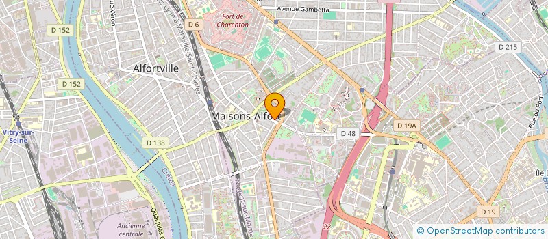 localisation de l'entreprise MONSIEUR WILLIAM MEGE  MAISONS-ALFORT