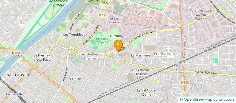 localisation de l'entreprise MONSIEUR WILLIAM MENDES à SARTROUVILLE