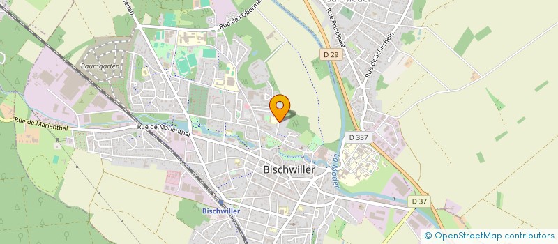 localisation de l'entreprise MONSIEUR WILLIAM MESSNER  BISCHWILLER