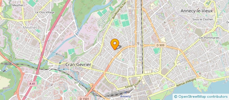 localisation de l'entreprise MONSIEUR WILLIAM MEYER  ANNECY