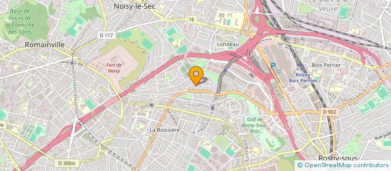 localisation de l'entreprise MONSIEUR WILLIAM MICHEL à NOISY-LE-SEC
