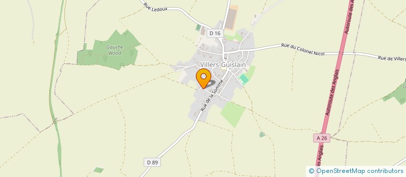 localisation de l'entreprise MONSIEUR WILLIAM MINAUX  VILLERS-GUISLAIN