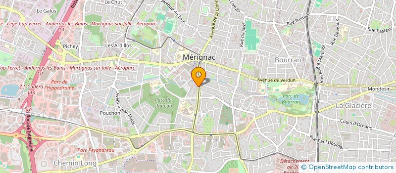 localisation de l'entreprise MONSIEUR WILLIAM MONCADA  MERIGNAC