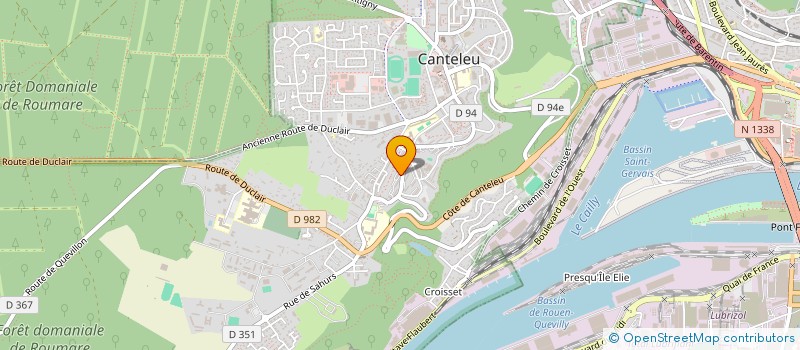 localisation de l'entreprise MONSIEUR WILLIAM MONTILLET à CANTELEU