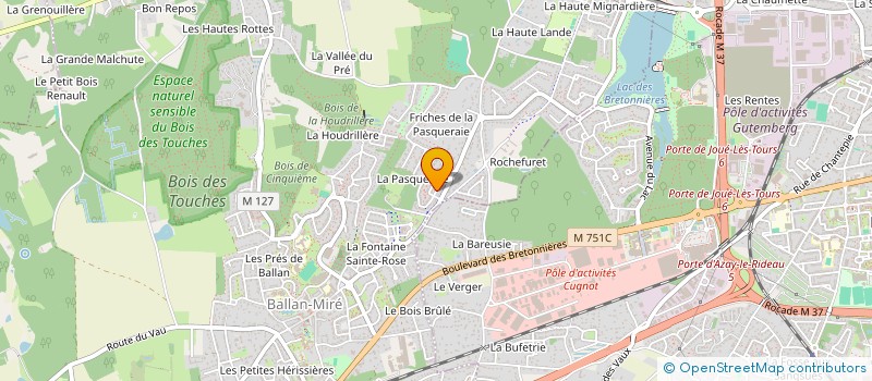 localisation de l'entreprise MONSIEUR WILLIAM MONTOYA  BALLAN-MIRE