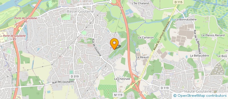 localisation de l'entreprise MONSIEUR WILLIAM MORAULT  BASSE-GOULAINE