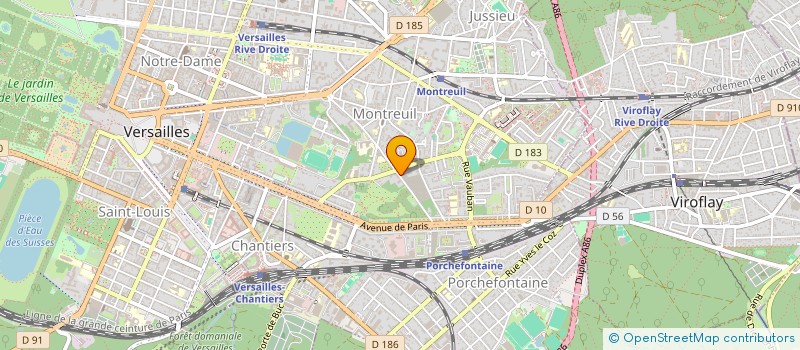 localisation de l'entreprise MONSIEUR WILLIAM MORELLE à VERSAILLES