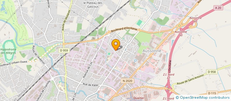 localisation de l'entreprise MONSIEUR WILLIAM MORREAU  SAINT-ETIENNE-DE-TULMONT