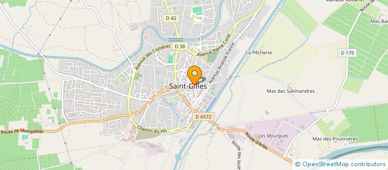 localisation de l'entreprise MONSIEUR WILLIAM MOUGEOT  SAINT-GILLES