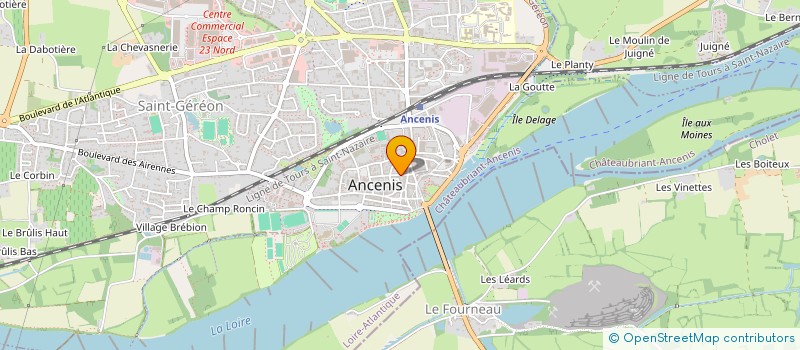 localisation de l'entreprise MONSIEUR WILLIAM MOUTEL  ANCENIS-SAINT-GEREON