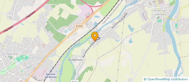 localisation de l'entreprise MONSIEUR WILLIAM NAUDIN  CENON-SUR-VIENNE