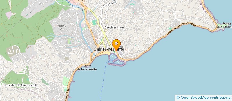 localisation de l'entreprise MONSIEUR WILLIAM NAVARRE à SAINTE-MAXIME